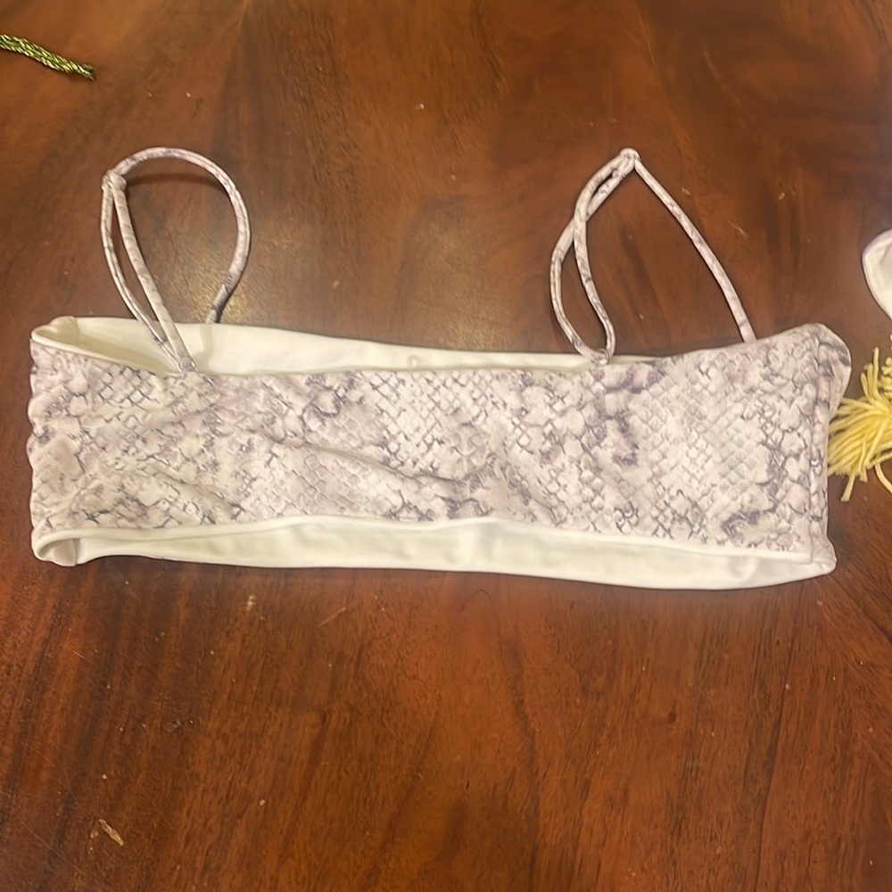Large gray white python bikini set - Picture 5 of 5